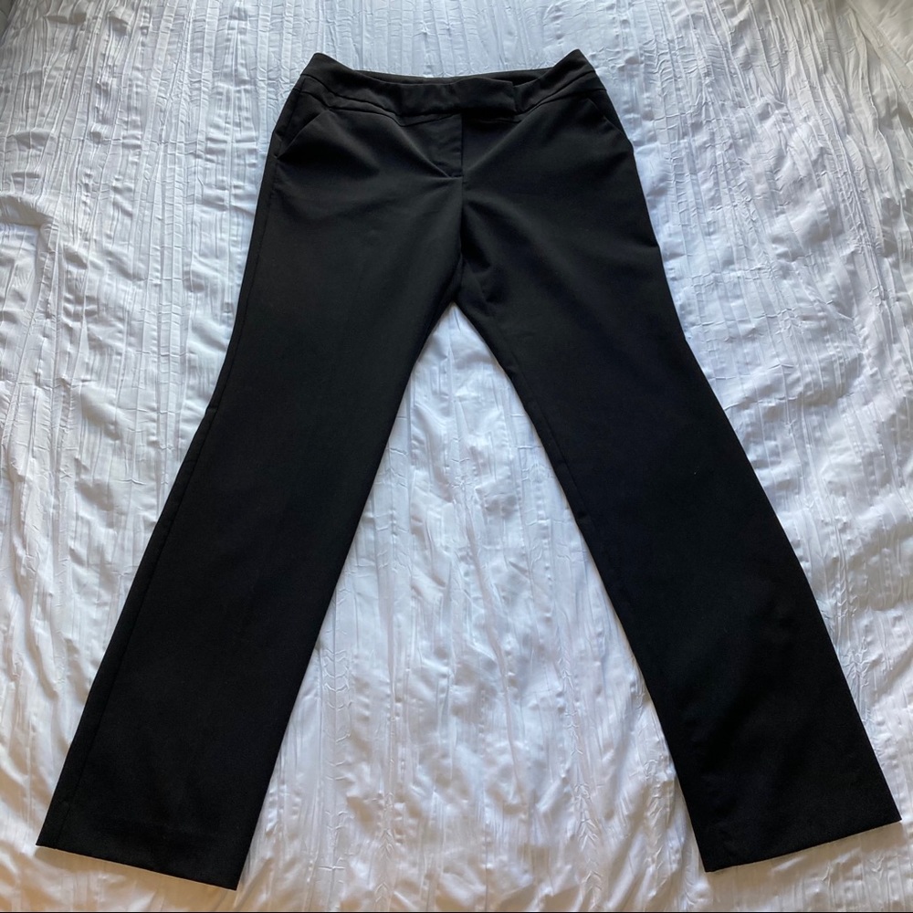 Black Modern Fit Business Pants